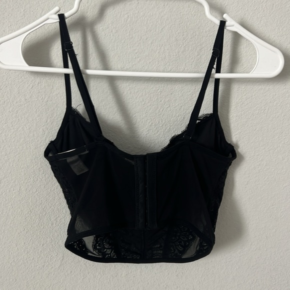 NWOT Full Tilt (tilly’s) Black Corset Top - Picture 2 of 7